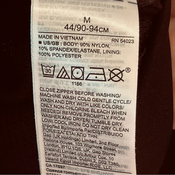 Banana Republic Standard Neoprene Bomber Scuba Jacket Black Medium - Picture 5 of 10